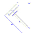 Flexible White PVC Shower Seal Cut to Size