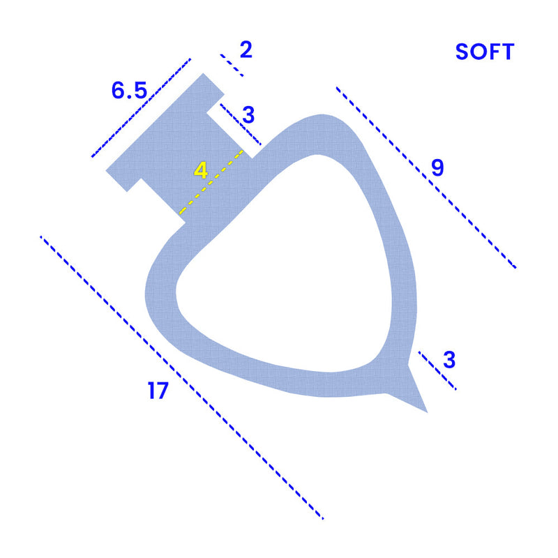 High-Quality Clear Shower Seal for Bath Screens & Doors