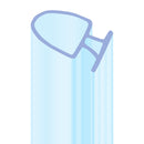Clear T-Shaped Shower Seal Perfect for Gaps Between 3mm and 8mm