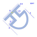 High-Quality Soft PVC Shower Seal Easy to Cut & Install