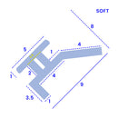 Durable Soft PVC Shower Seal – Fits 5mm Channels, Seals Gaps 2mm to 5mm