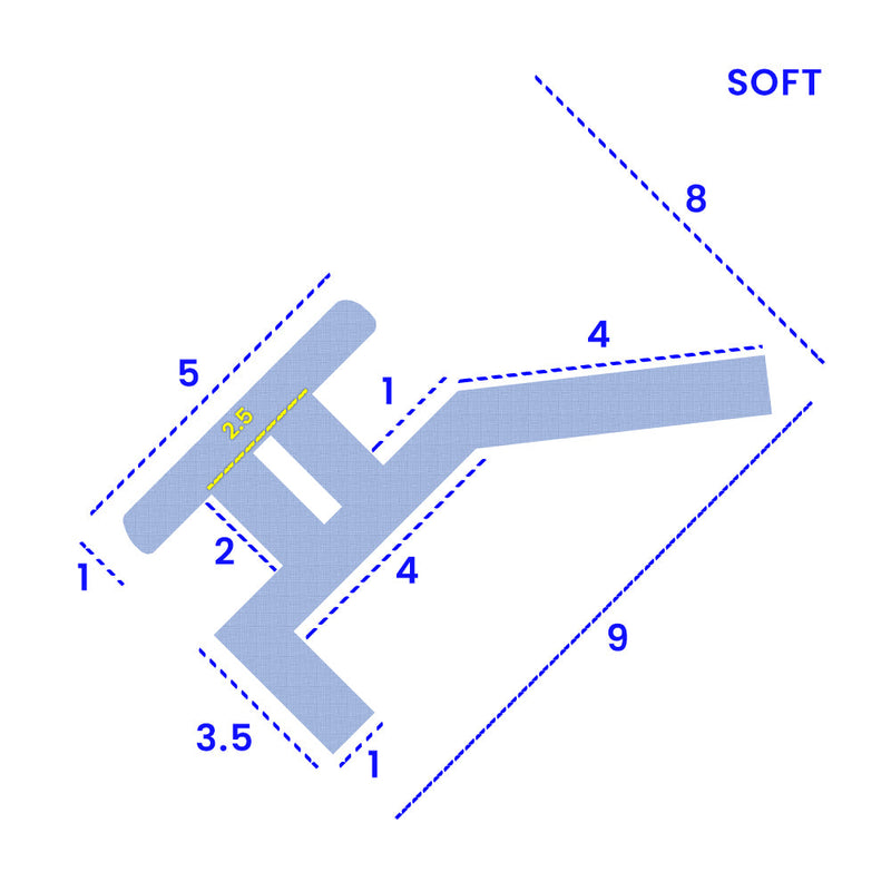 Versatile Shower Seal for Gaps 2mm to 5mm Easy Installation