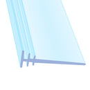 Clear Soft PVC Shower Seal for Bath & Shower Screens (1000mm or 2000mm)