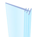 Soft PVC Shower Seal with 3 T-Sizes for a Perfect Fit