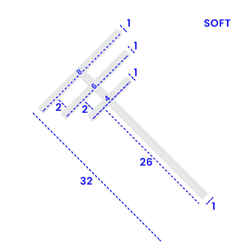 Versatile T-Shape Shower Seal Multi-Fit Design for 4mm 6mm and 8mm Channels