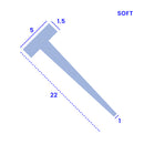 Soft PVC Shower Seal for Bath Screens & Doors (1000mm or 2000mm)