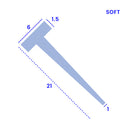 Soft PVC Shower Seal for Bath Screens & Doors (1000mm or 2000mm)