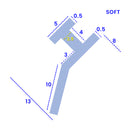 Clear T-Shaped Shower Seal for 5mm Channels – Flexible and Durable