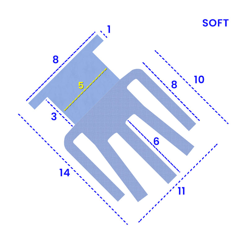 8mm Wide T-Shaped PVC Shower Seal – Ideal for Sealing Gaps 9mm to 14mm Tall