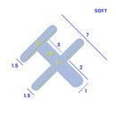 Durable Soft PVC Shower Seal Fits 6mm Wide Channels Seals Gaps 2mm to 7mm