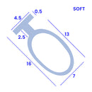 Durable Clear PVC Shower Seal – Fits 4.5mm Channels, Seals Gaps 11mm-16mm