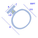 Soft PVC Shower Seal for Bath Screens and Doors (1000mm)