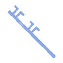 Bifold Shower Screen Seal with 8mm T Width for Vertical Glass Panels (900mm & 2000mm Options)