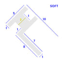 Soft PVC T-Shaped Shower Seal for 5mm Channels – Flexible, Durable &amp; Easy to Install