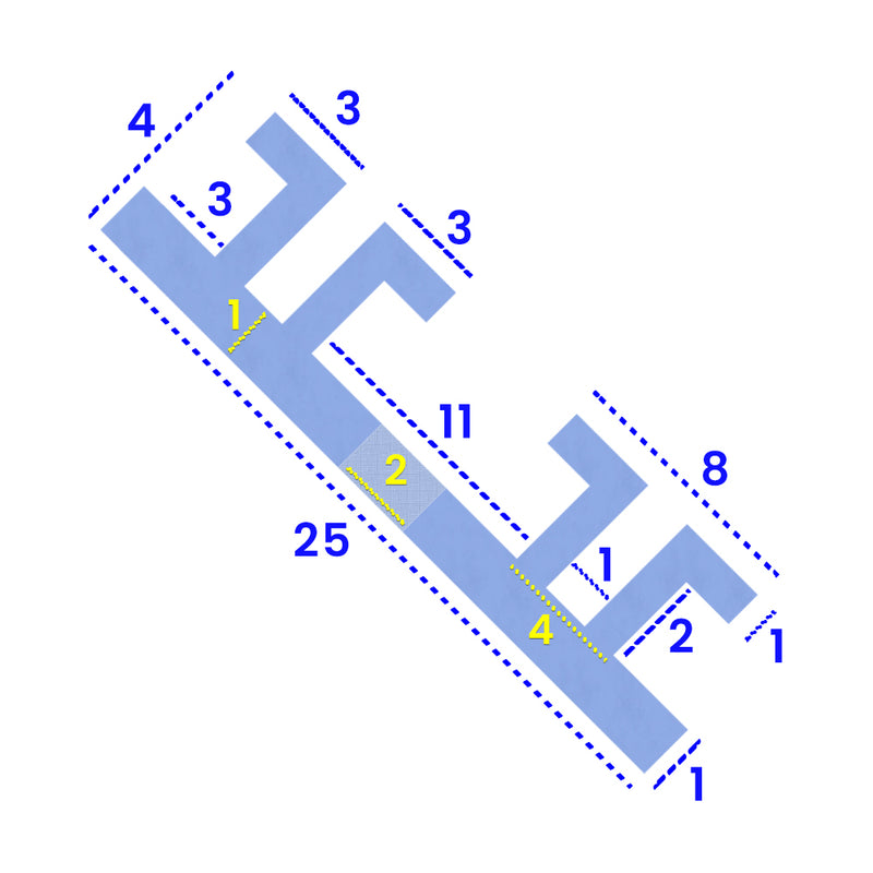 Clear Shower Seal for 8mm Channel – 900mm or 2000mm Options