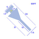 Soft PVC Bifold Shower Screen Seal for Easy Installation (1000mm)