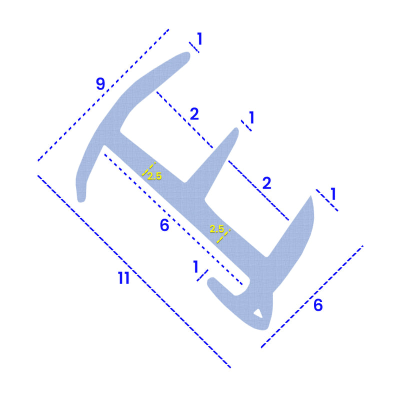 Clear Soft PVC Shower Seal – Flexible and Durable Protection for Glass and Frames