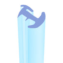 Clear Soft PVC Bifold Shower Screen Seal for Easy Installation (1000mm or 2000mm)