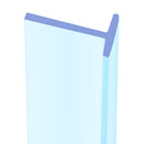 Clear PVC Shower Seal – Fits 5mm Channels, Seals Gaps 8mm to 13mm