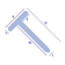 Soft PVC Shower Seal for Bath Screens & Doors (1000mm or 2000mm)