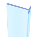 Flexible 5mm T-Shaped Shower Seal for Gaps 12-17mm Tall