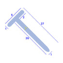 High Quality Soft PVC Shower Seal for Bath Screens & Doors (1000mm)