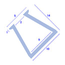 Flexible Clear Shower Seal – 900mm or 2000mm Lengths