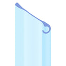 Rigid PVC Bi-Fold Seal for Shower Doors & Bath Screens (900mm or 2000mm)