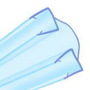 High-Quality Rigid PVC Shower Seal for Glass Thickness 4-6mm (900mm or 2000mm)