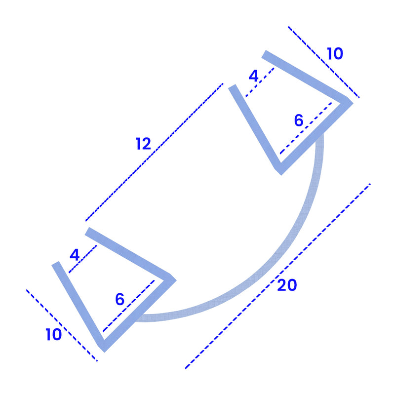 PVC U-Section Shower Seal for 4-6mm Glass – 900mm or 2000mm Lengths