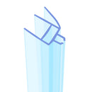 Clear PVC Bi-Fold Shower Seal for Easy Installation (900mm)