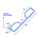 Clear Shower Screen Seal for Bathstore Atlantes 850 and Similar Models