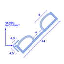 Versatile Clear Bath and Shower Seal Easy to Cut Ideal for Multiple Areas