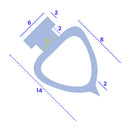 High Quality Soft PVC Shower Seal for Bath Screens & Doors (1000mm or 2000mm)