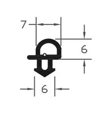 High Durable Black TPE Bubble Gasket Seal Ultimate Sealing Solution - 300m