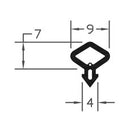Heavy Duty Black TPE Black Bubble Gasket For Reliable Protection - 275m