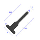 Premium EPDM Flipper Seal for Crittall Windows Stop Drafts & Leaks - 11.5mm x 5mm