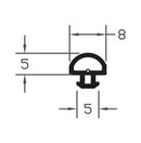 Heavy Duty Black TPE Bubble Gasket Seal For Superior Protection - 200m