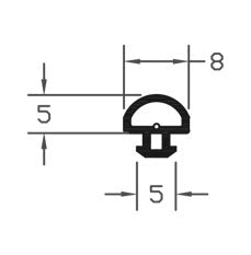 Heavy Duty Black TPE Bubble Gasket Seal For Superior Protection - 200m