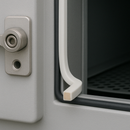 White Expanded Silicone Strip 6mm x 6mm – Per Metre