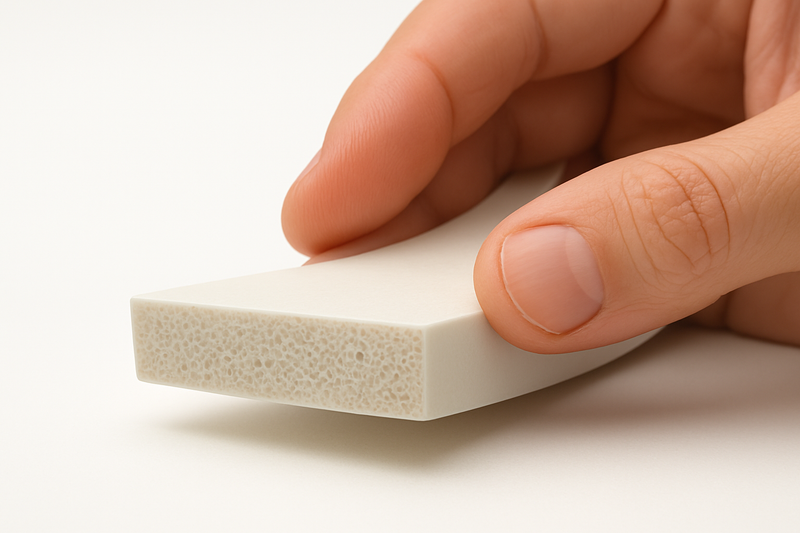 Silicone Sponge Seal Strip 25mmx6mm Sold by the Metre for Hatches, Cabinets & Marine Applications