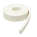 Expanded Silicone Strip White 20mmx20mm Closed Cell Sponge Heatproof For Marine Commercial Use Sold Per Metre