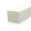 High-Performance Expanded Silicone Strip White 40mmx20mm Extreme Temperature Resistant Per Metre