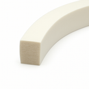 High-Performance Expanded Silicone Strip White 40mmx20mm Extreme Temperature Resistant Per Metre