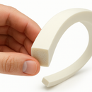 White Silicone Sponge Sealing Strip 25mmx25mm Sold Per Metre Ideal For Boats, Cabinets, Enclosures
