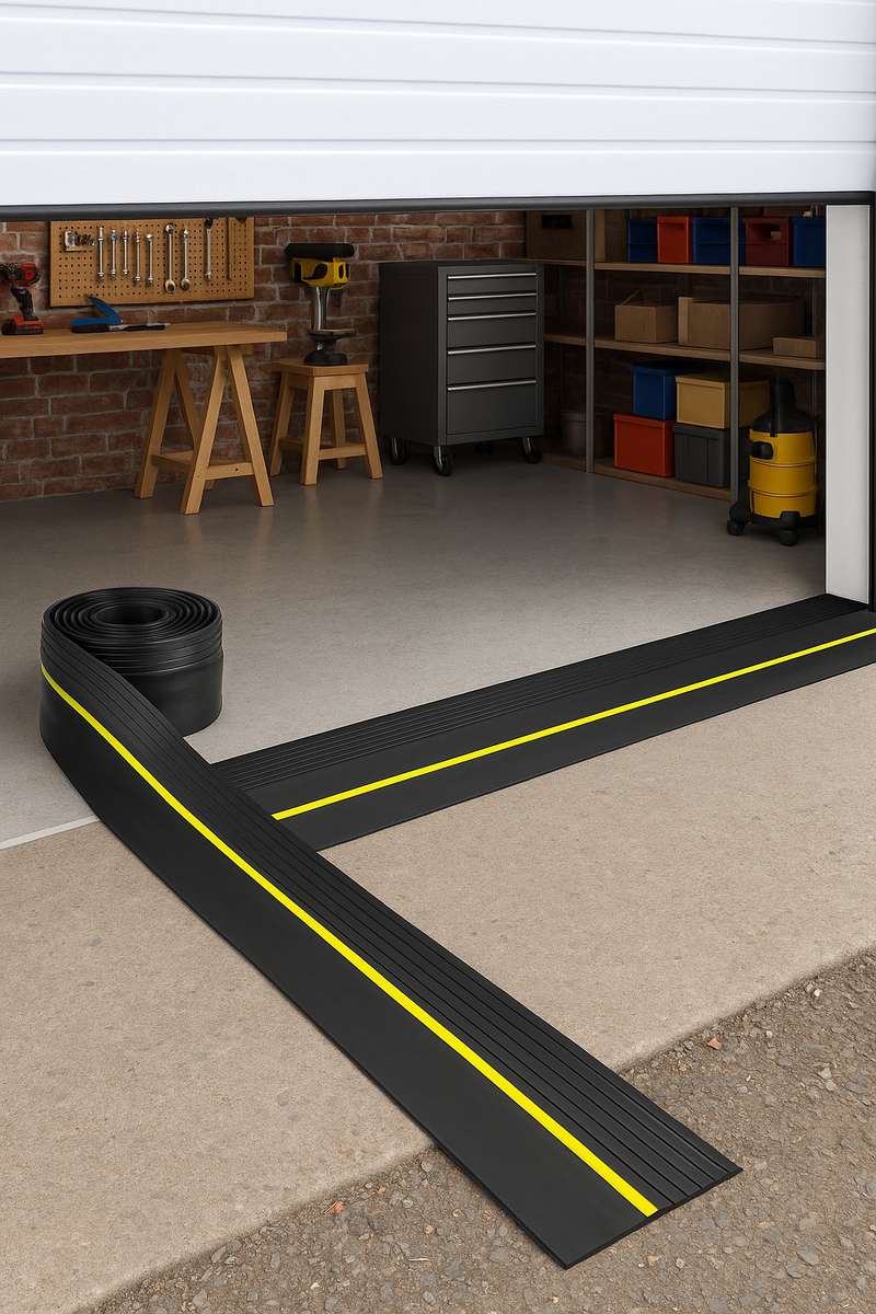 Premium EPDM Rubber Garage Door Threshold Seal Draught Excluder Strip for Clean, Dry & Energy-Efficient Garages
