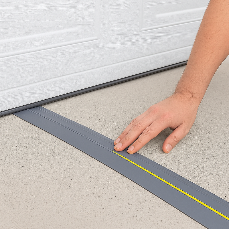 Premium EPDM Rubber Garage Door Threshold Seal Draught Excluder Strip for Clean, Dry & Energy-Efficient Garages