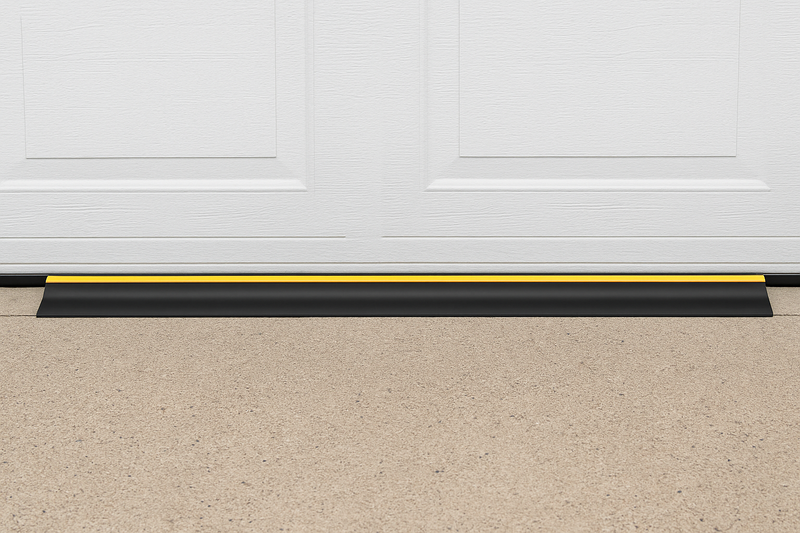 Heavy-Duty Garage Door Seal Threshold Weatherproof EPDM Rubber Draught Excluder for Clean, Dry, Energy-Efficient Garages