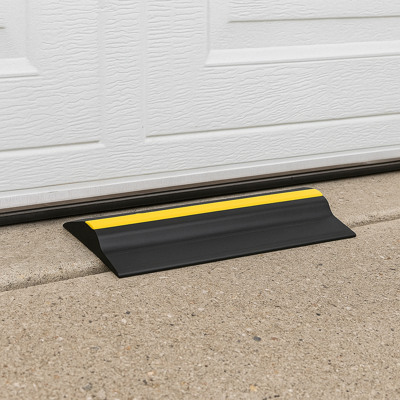 Heavy-Duty Garage Door Seal Threshold Weatherproof EPDM Rubber Draught Excluder for Clean, Dry, Energy-Efficient Garages