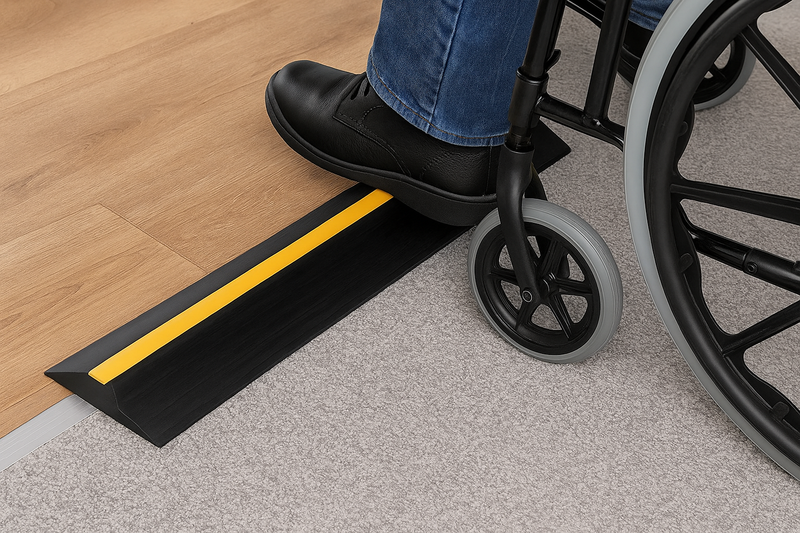 Heavy-Duty Garage Door Seal Threshold Weatherproof EPDM Rubber Draught Excluder for Clean, Dry, Energy-Efficient Garages